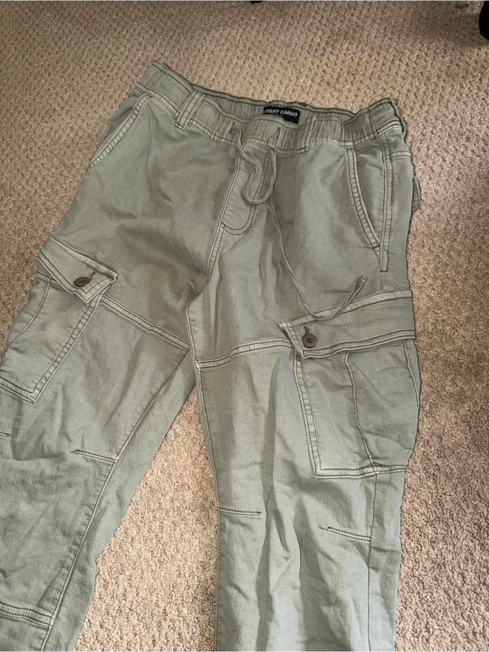 Cotton On Men's Cargo Pants - Olive